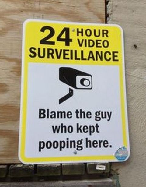 6 Funny Security Signs that Are Sure to Make You Laugh, slide 1