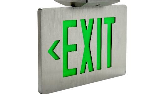 exit sign