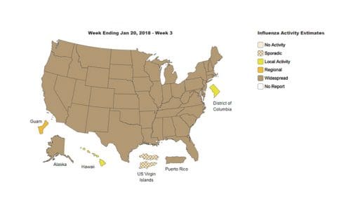 Flu Epidemic Closes Schools in at Least 14 States