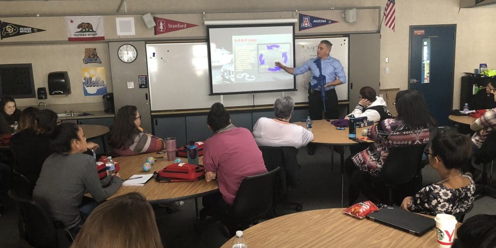 Chief Mark Clark Conducts Active Shooter Training for Staff