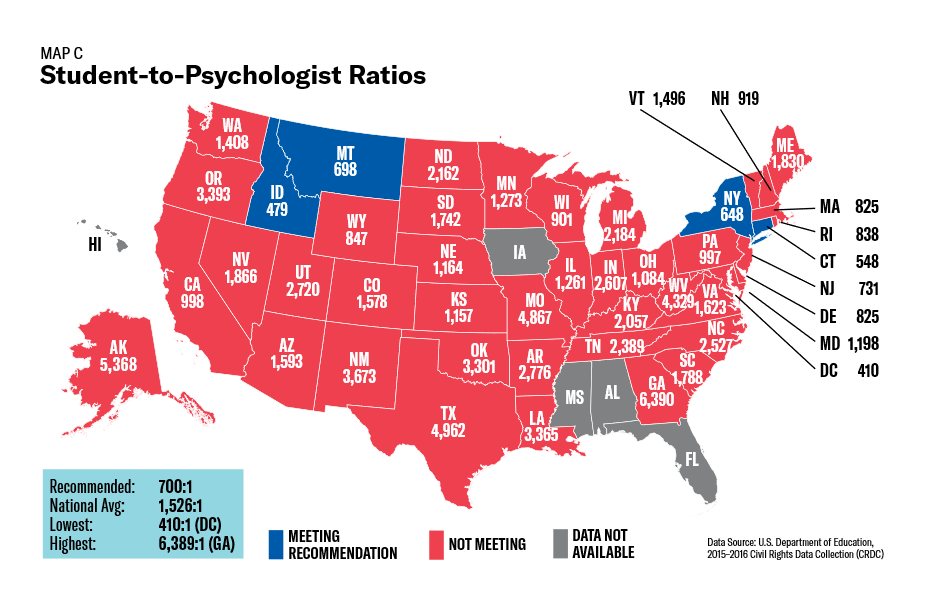 ACLU: How the Lack of School Mental Health Staff Is Harming Students, slide 2