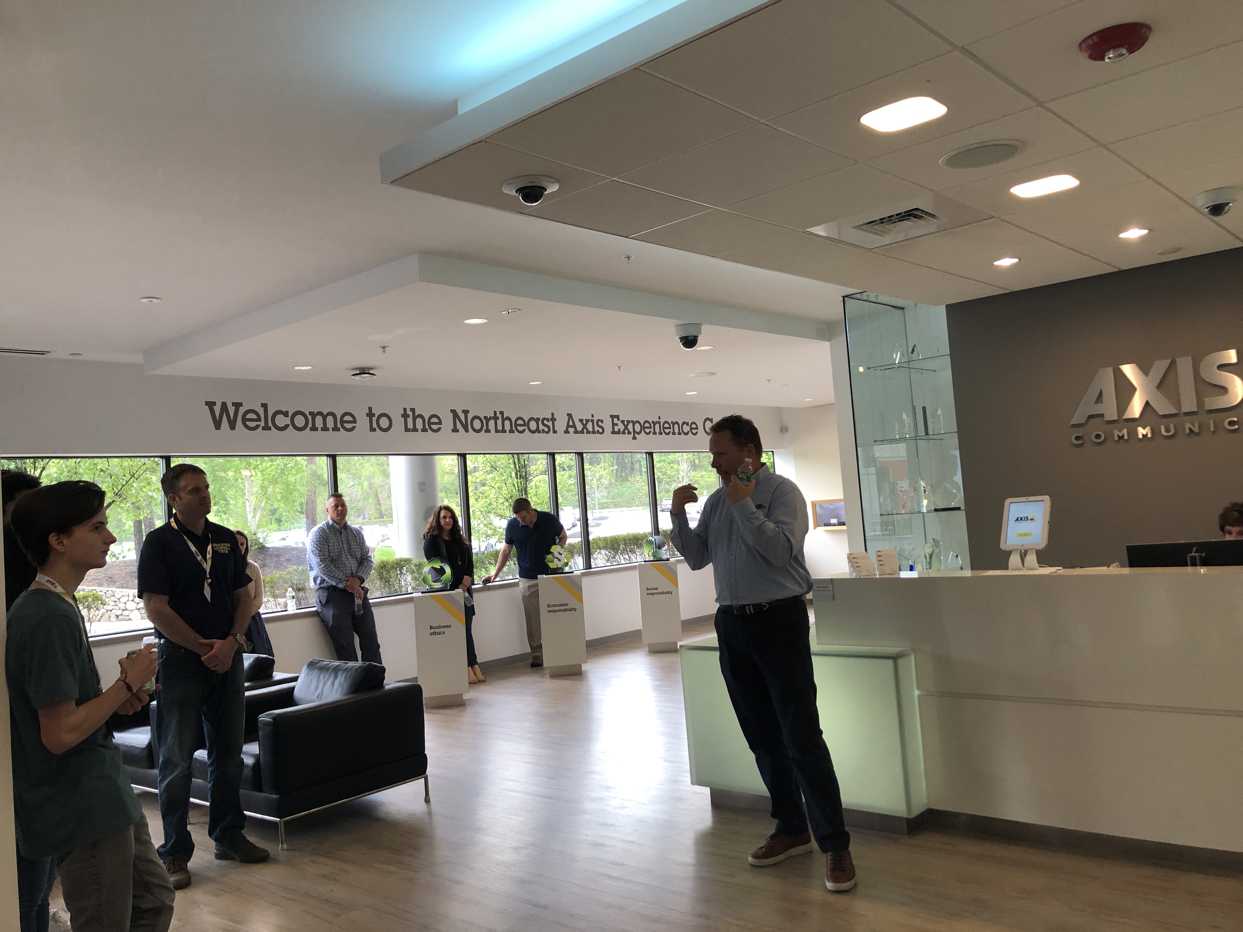 Axis Invites Students Into Their World of Security Technology, slide 0