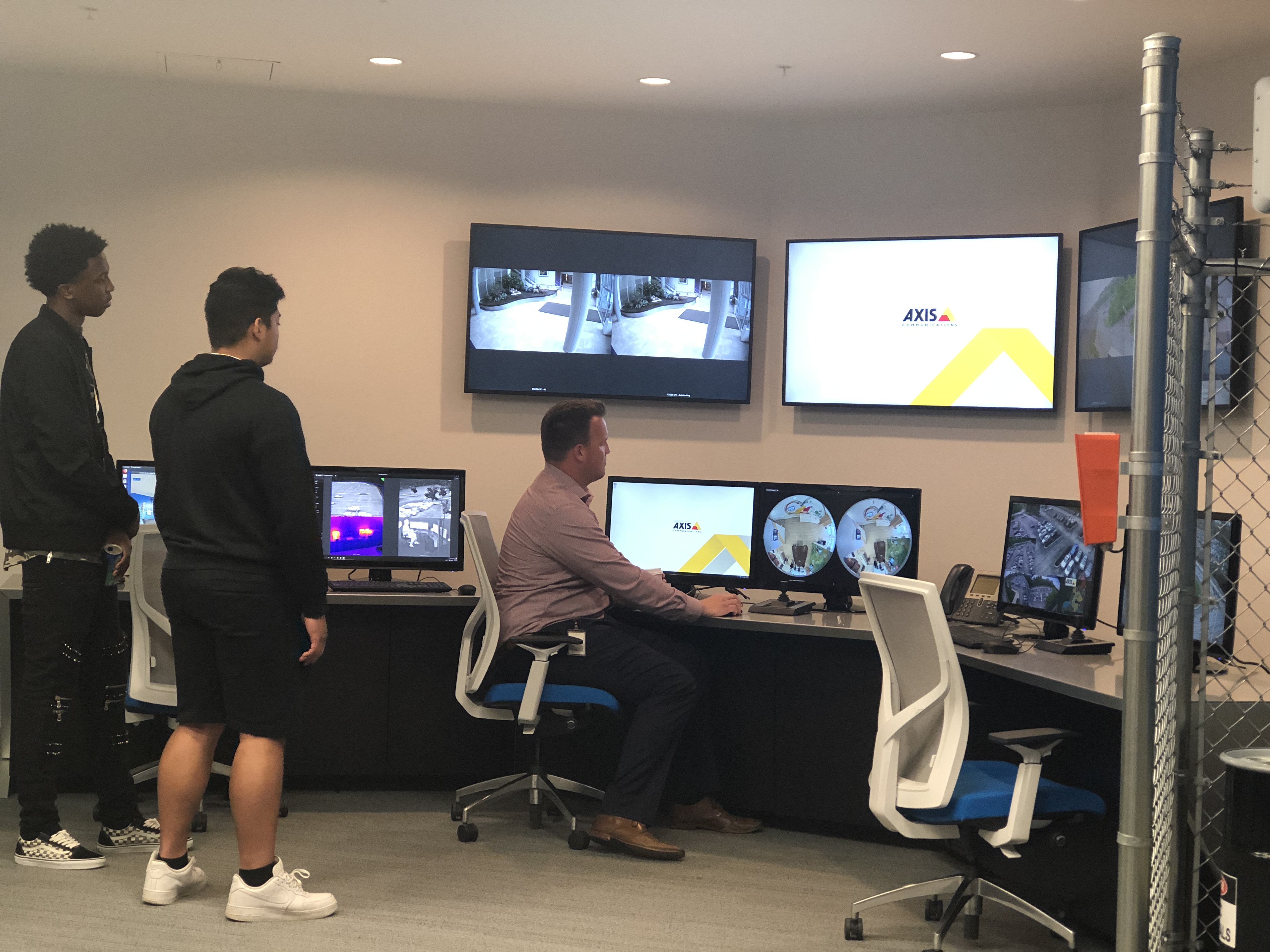 Axis Invites Students Into Their World of Security Technology, slide 2
