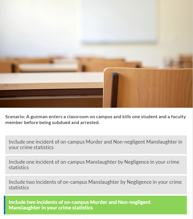 How Would You Classify These Clery Crimes in Your ASR?, slide 1