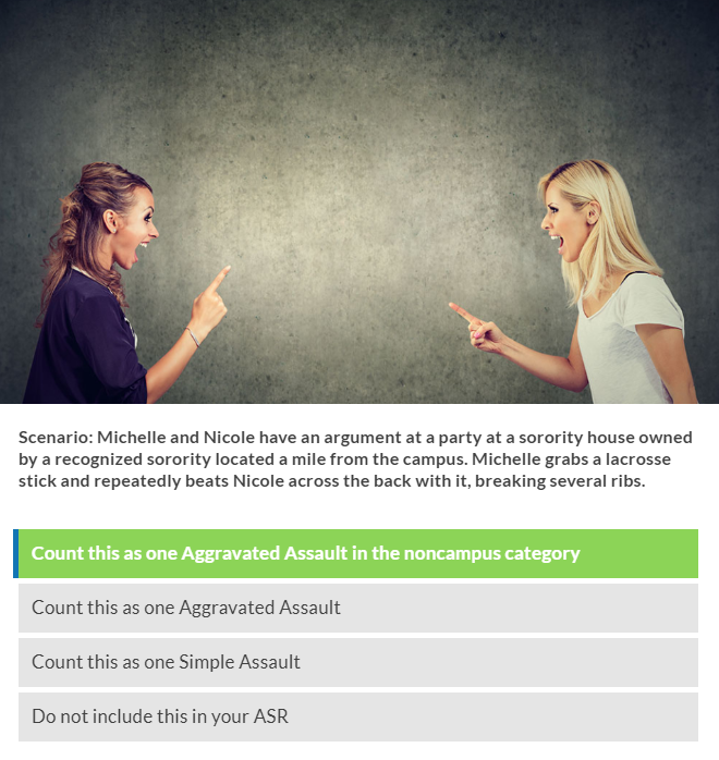 How Would You Classify These Clery Crimes in Your ASR?, slide 9