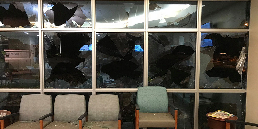 tornado sioux falls hospital