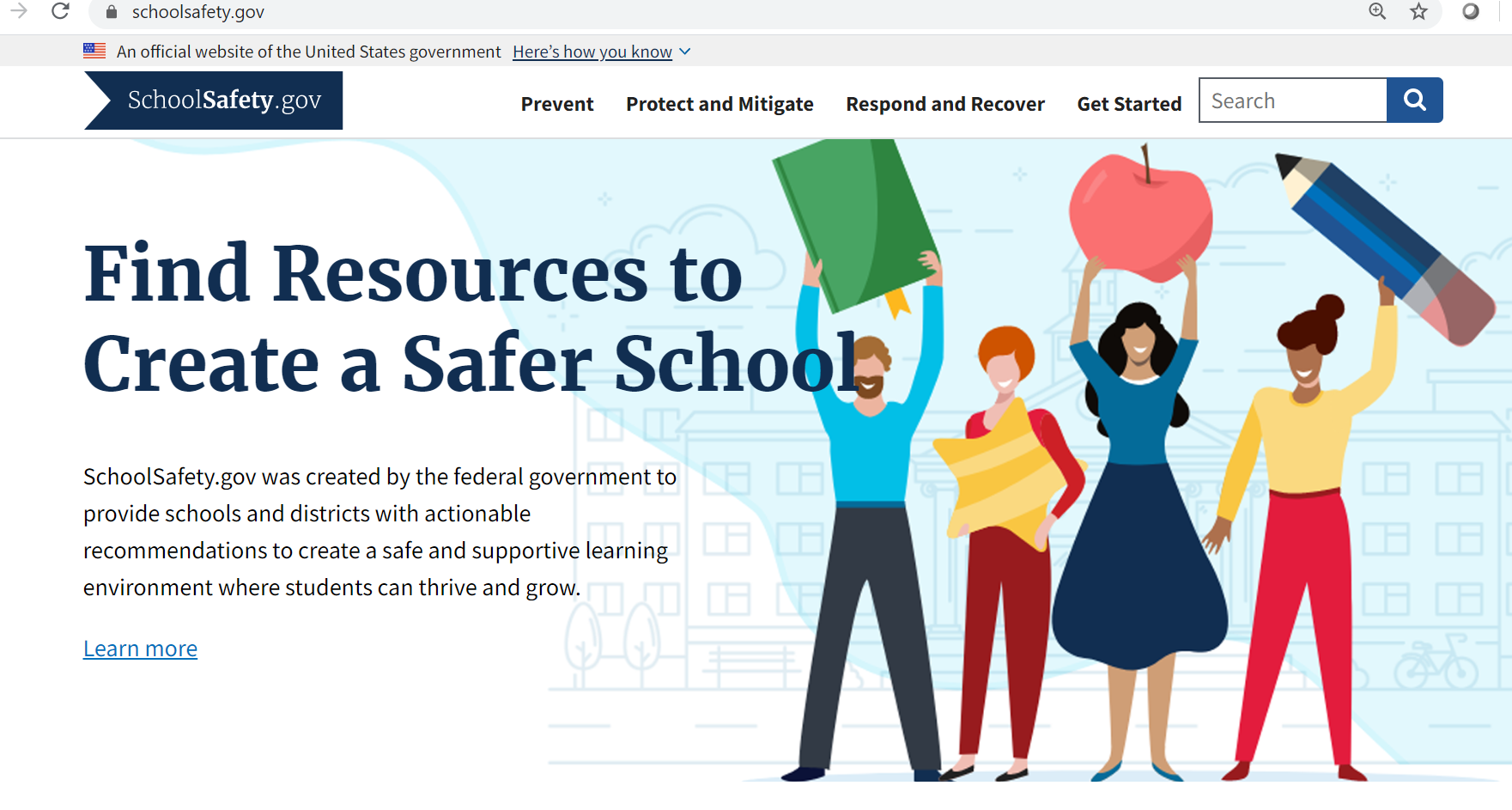 DHS, Dept. of Ed, DOJ and HHS Launch SchoolSafety.gov