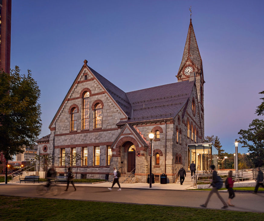 Historic UMass Amherst Chapel Made ADA Compliant by Boston Architecture Firm, slide 0