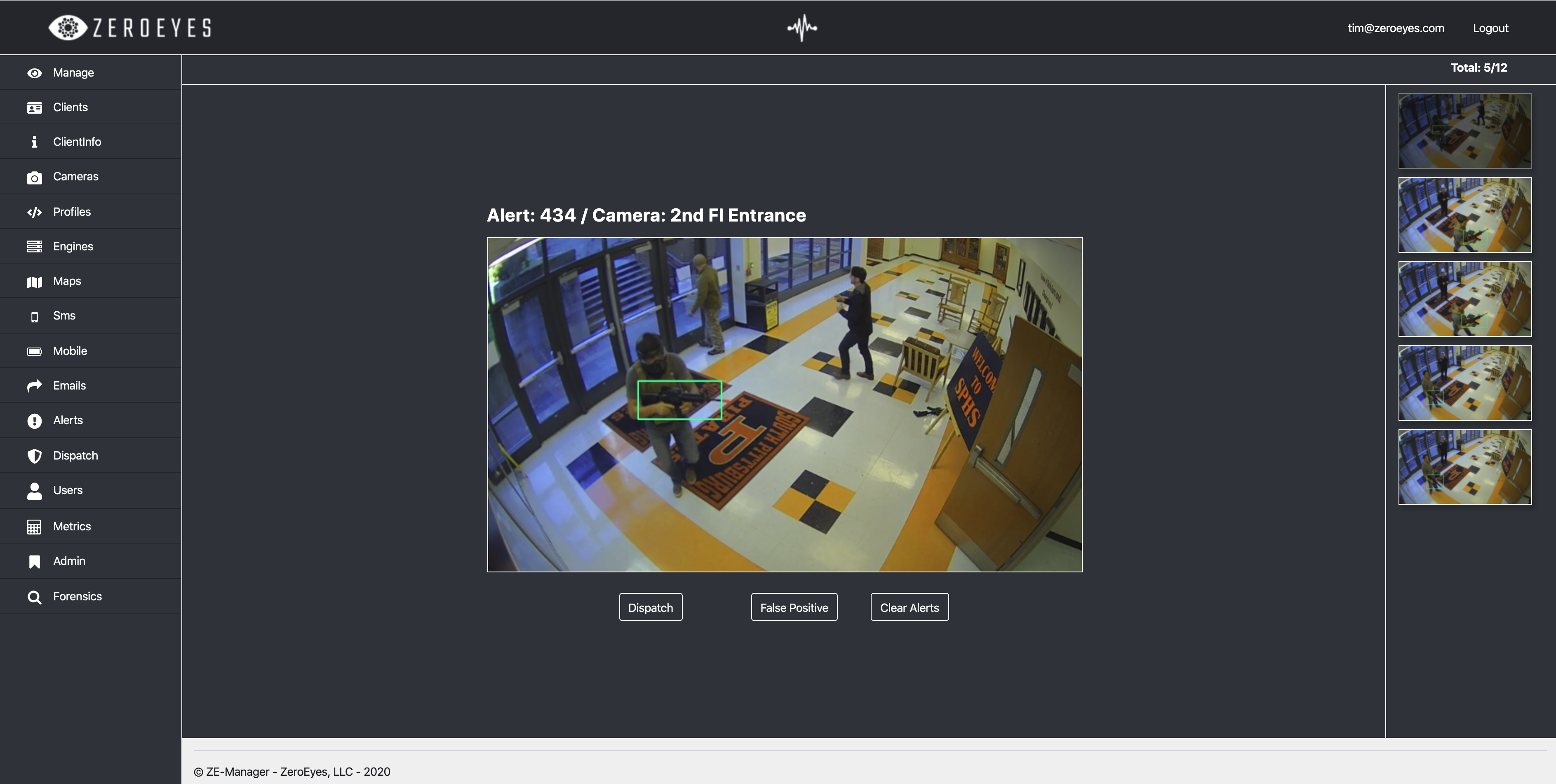 ZeroEyes AI-Based Weapons Detection