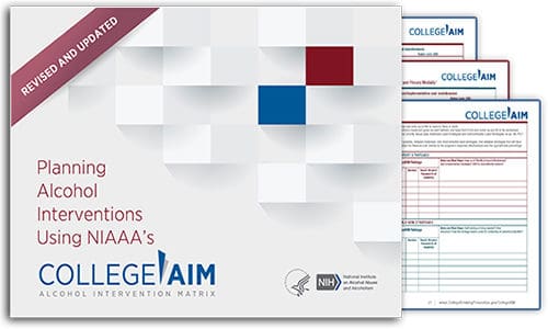 NIAAA&#8217;s CollegeAIM Program Helps with Planning Alcohol Interventions