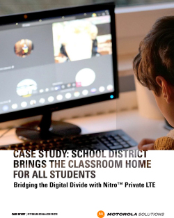 Case Study: School District Brings the Classroom Home for All Students