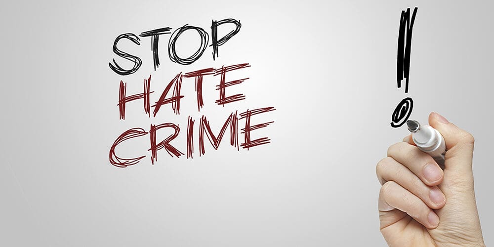 FBI: 2020 Saw Highest Number of Hate Crimes in 12 Years