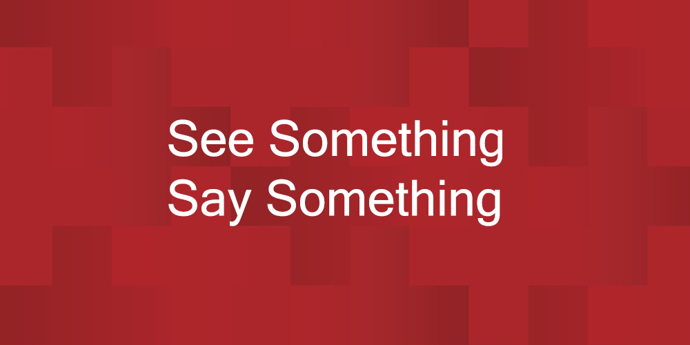 see something say something