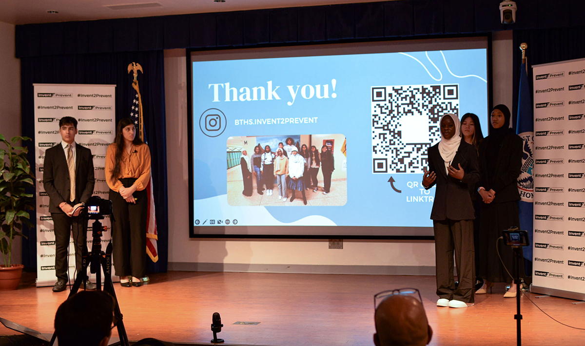 Teens Vie for Top Spot in Homeland Security’s Targeted Violence Prevention Competition, slide 1