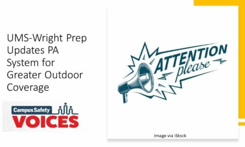 UMS-Wright Prep Updates PA System for Greater Coverage of Outdoor Emergency Notifications