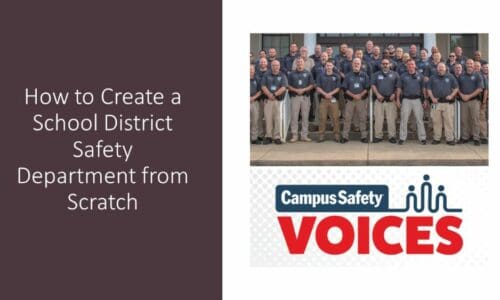 How to Create a School District Safety Department from Scratch