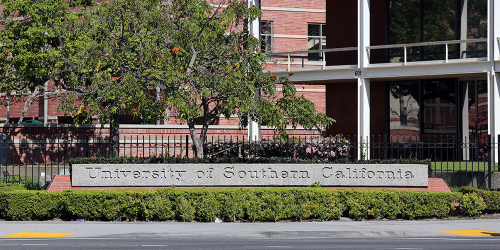 USC Alumni Park Protest