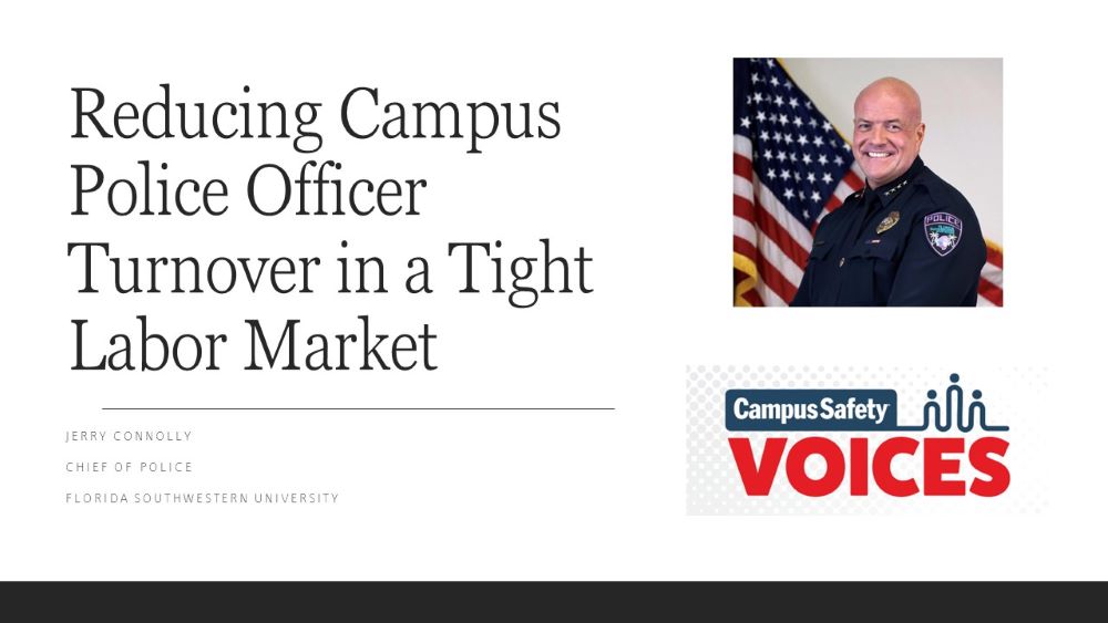 Reducing Campus Police Officer Turnover in a Tight Labor Market, Florida SouthWestern University, Jerry Connolly