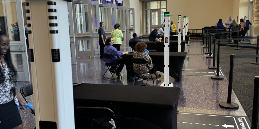 Graduations utilized Metrasens Ultra weapons detection system, ensuring safety for students, staff and visiting families. metal detection, Fort Worth Schools