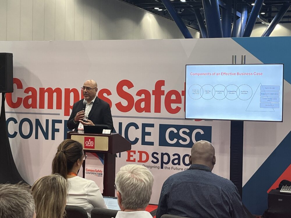 Highlights from the 2024 Campus Safety Conference at EDspaces, slide 2