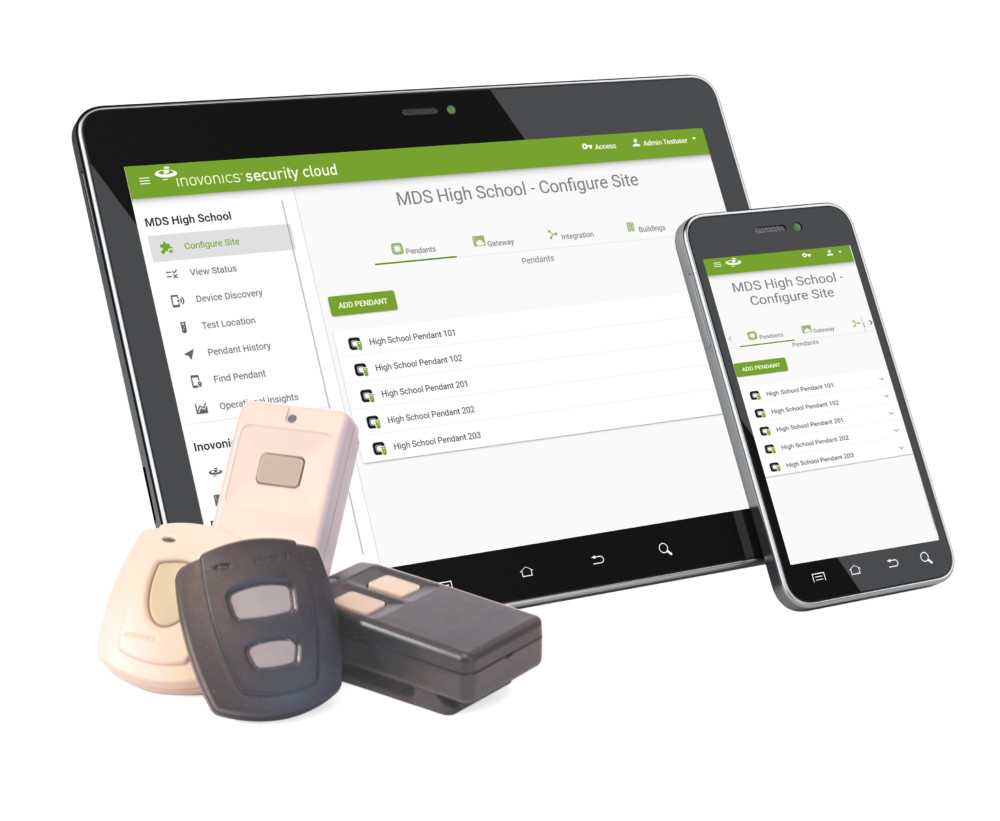 Pinpoint Alarm Location with Inovonics Mobile Duress, panic alarms, panic buttons, Eric Banhart, emergency notification
