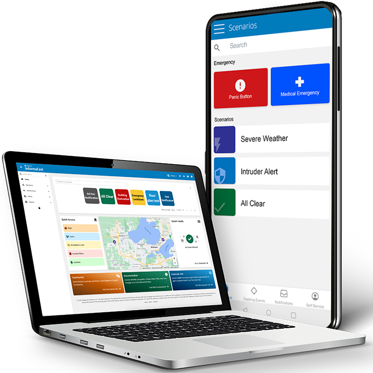 Detect Threats, Notify Everyone, and Manage Incidents with Singlewire Software, mass notification, InformaCast, visitor management