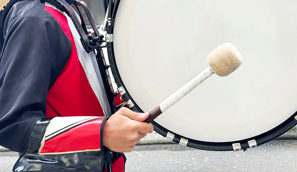 High School Band Competition Shooting