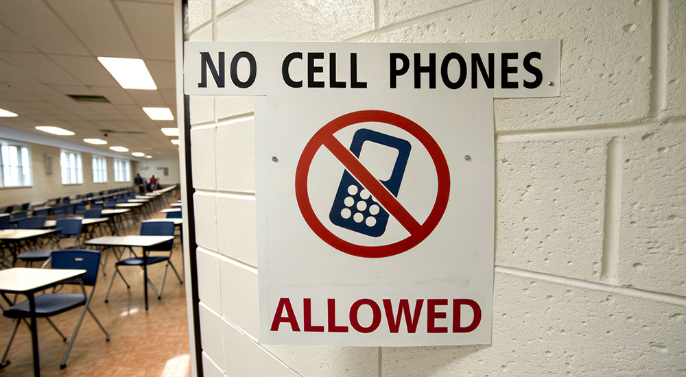 banning cell phones in school