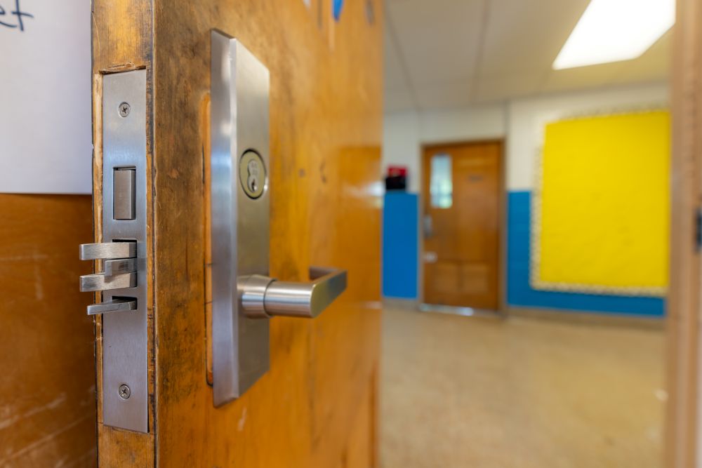 ZeroNow has established foundational school security requirements that every campus should implement to protect students and staff from external threats. building envelope security, classroom door security, school communication system standards